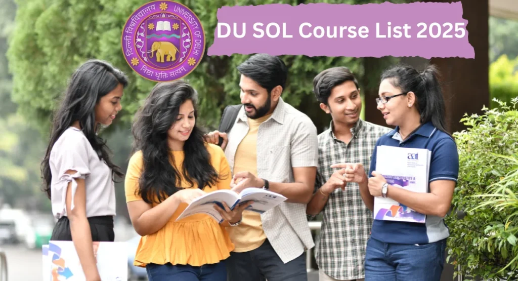DU SOL Course List 2025