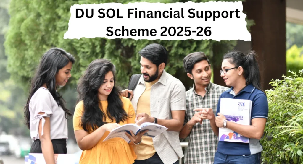 DU SOL Financial Support Scheme 2025-26