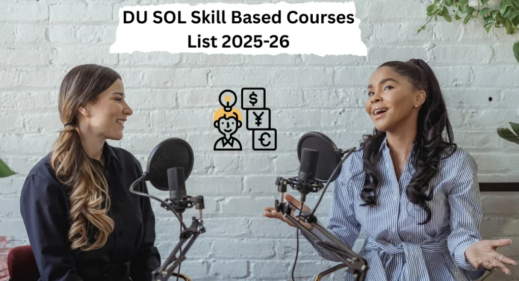 DU SOL Skill Based Courses List
